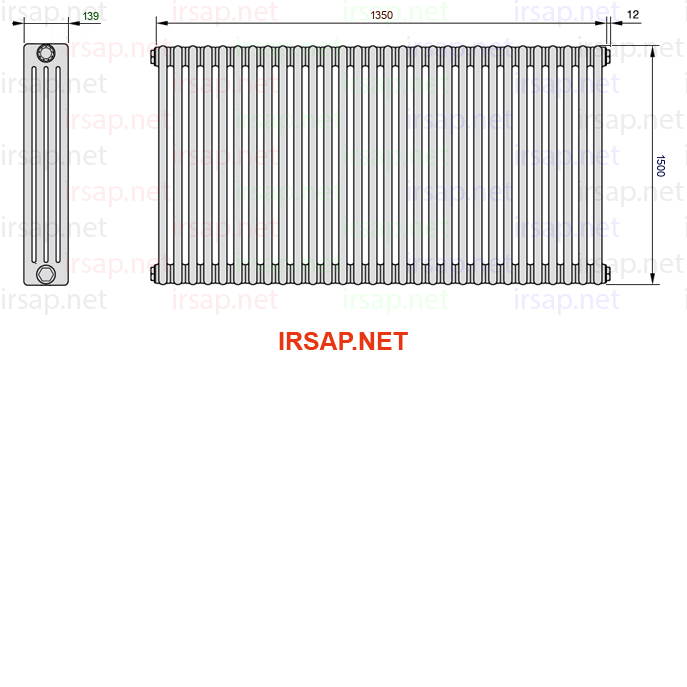 Радиатор IRSAP Tesi 41500/30 T23 CL 01